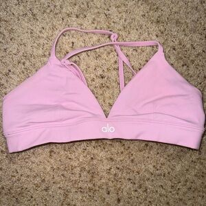 ALO Yoga Light Pink Sports Bra